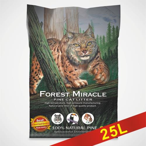 Forest Miracle 森林奇跡松木砂(限時買大送小！) 買25L送8L 純天然不含甲醛 SGS認證貓砂