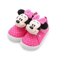 DISNEY 米妮玩偶造型休閒鞋 桃紅 118835 中童鞋 鞋全家福
