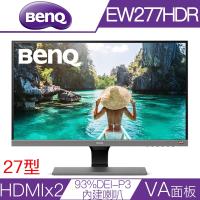 BenQ EW277HDR 27型VA面板100%Rec智慧藍光液晶螢幕