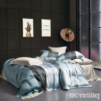 BEDDING-正60支天絲特大雙人八件式兩用被床罩組-尼蒂羅