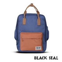 BLACK SEAL 聯名8848系列-多隔層休閒小方型後背包-星空藍 BS83008