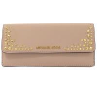 MICHAEL KORS GIFTABLES 鉚釘扣式零錢長夾.芭蕾粉