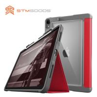 澳洲【STM】Dux Plus 系列 iPad Pro 12.9吋 (2018年)專用 軍規防摔保護殼 可收納Apple Pencil (紅)
