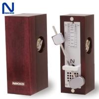 日本 NIKKO MINI 迷你型 鋼琴節拍器 傳統發條機械式節拍器 酒紅色