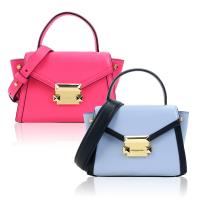 MICHAEL KORS WHITNEY迷你鉚釘壓釦兩用包 (兩色選)