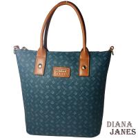 包包【Diana Janes 黛安娜】晶鑽 LOGO梯型兩用女包