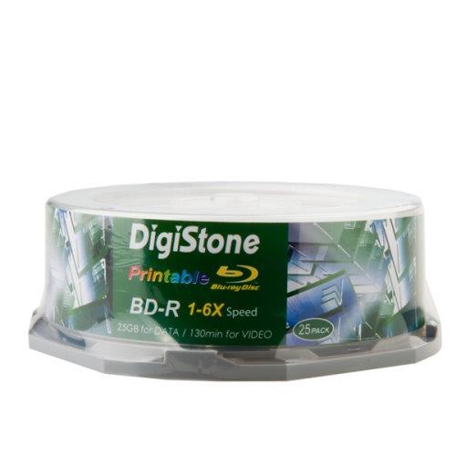 DigiStone 精選A+藍光6X BD-R 25GB 滿版可印桶裝 (50片)