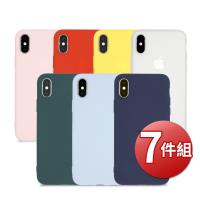 【Adpe】繽紛色系 iPhone XR專用 矽膠手機保護殼