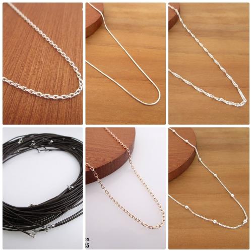 【海洋盒子】基本好搭.義大利925純銀單鍊.細鍊項鍊