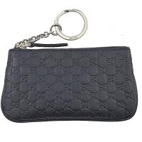 GUCCI 544476 Gutchishima GG 鑰匙圈拉鍊零錢包.深藍