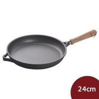 Berndes 寶迪 Bonanza 木柄不沾鍋平底煎鍋24cm 電磁爐不可用