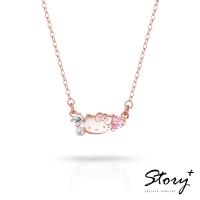 STORY 故事銀飾-PinkHolic 閃亮粉紅時代項鍊-HelloKitty款