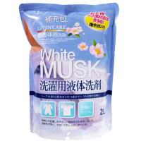 LIVIN CARE 白麝香強效護色抗UV洗衣精補充包2000mlx6包