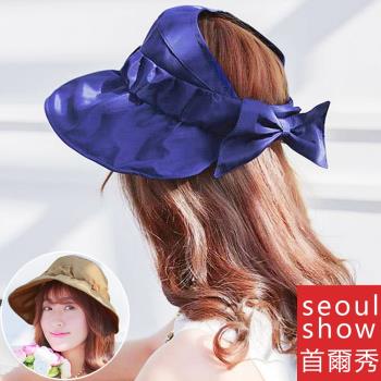 seoul show首爾秀 花綻涼感可摺疊空頂遮陽帽