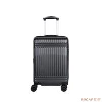 日本 ESCAPES 19吋 格紋拉鍊登機箱 灰色