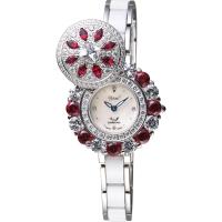 Ogival 愛其華 雪中紅天然寶石珠寶女錶-32mm 380-288DLW
