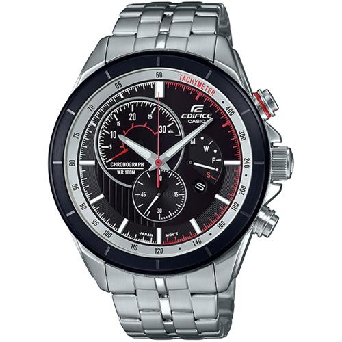 CASIO EDIFICE 三眼計時腕錶(EFR-561DB-1B)46.7mm