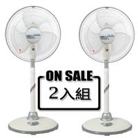 (2入組)良將16吋強化金屬管立扇 LJ-161