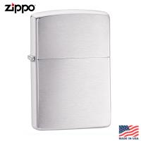美系Zippo 沙子 - 拉絲鍍鉻防風打火機#200