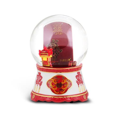 讚爾藝術 JARLL~情話綿綿(錄音+相框)水晶球(GG01195) 中式婚禮 情人節 新婚賀禮 (預購)