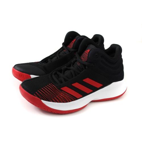 adidas Pro Spark 2018 K Wide 籃球鞋 運動鞋 黑/紅 大童 童鞋 BB9146 no688