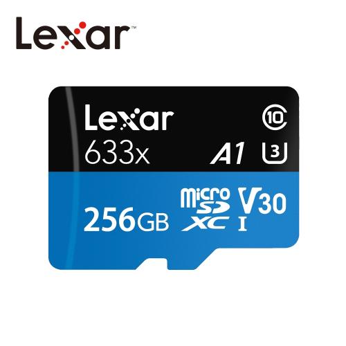 Lexar® 256GB High-Performance 633x microSDXC™ UHS-I V30 記憶卡