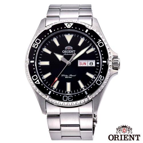 ORIENT東方錶  極限挑戰藍寶石潛水機械腕錶-黑面x41.5mm  RA-AA0001B19B
