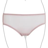 【EASY SHOP】優雅素体美人 低腰三角褲(奶茶粉)