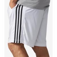 Adidas 2019男時尚D2M白色休閒運動短褲