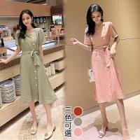 韓國K.W. (預購) 夏日氛圍優雅女伶洋裝