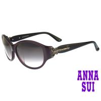 【ANNA SUI 安娜蘇】安娜蝴蝶鑰匙系列太陽眼鏡(AS883-731-黯紫)