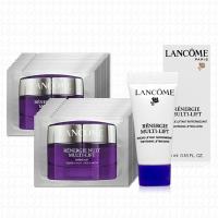 LANCOME蘭蔻 超緊顏5D太空抗皺晚霜2mlx24(贈太空乳霜面膜5ml)