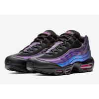 NIKE AIR MAX 95 PRM 慢跑鞋 正品 iSport愛運動 538416021 男款 黑色/激光紫紅色