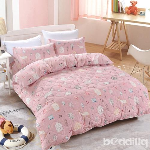  BEDDING-舒適系列海島棉5x6尺春夏涼被-童話林