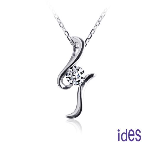 IDes design GIA證30分F/VS2八心八箭頂級車工3EX鑽石項鍊/18K(IDP0133)