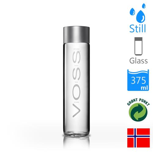 VOSS芙斯挪威天然礦泉水(375ml)-銀蓋玻璃瓶