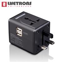 瑞士Lifetrons 多國旅行轉換插頭 (10.5W) 英國插座(英規)歐洲插座(歐規)澳洲插頭(澳規)插座