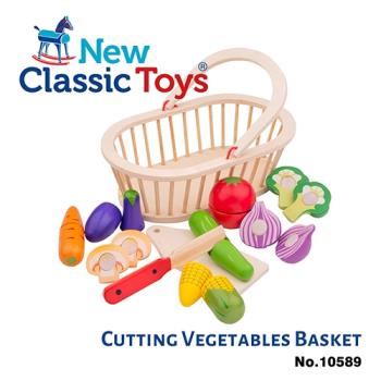 【荷蘭New Classic Toys】蔬果籃切切樂 - 10589