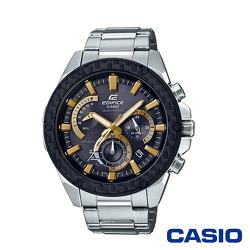 Casio卡西歐小格紋重金屬太陽能時計男腕錶 黃x48mm Eqs 910d 1b Edifice Etmall東森購物