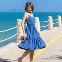 【維拉森林】露背性感海邊度假沙灘裙S-XL