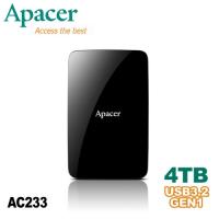 Apacer宇瞻 AC233 4TB USB 3.1 Gen 1 2.5吋行動硬碟