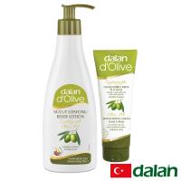土耳其dalan 頂級橄欖全身滋養修護乳液250ml+橄欖身體護手滋養修護霜75ml