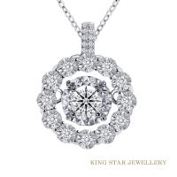 King Star 一克拉鑽石鉑金璀璨項鍊 ( E / SI2 / 3EX )