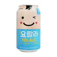 【Lotte】樂天乳酸味氣泡飲340ml(24入/組)