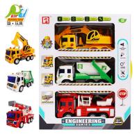 Playful Toys 頑玩具 3款慣性工程車 1601 (工程車 消防車 雲梯車 垃圾車 挖土機 頑玩具)