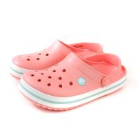 Crocs 涼鞋 休閒鞋 防水 雨天 珊瑚粉 男女鞋 11016-7H5 no003