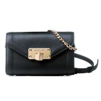 ▼今日限定▼ MICHAEL KORS 新款小香風金扣鍊包-黑色