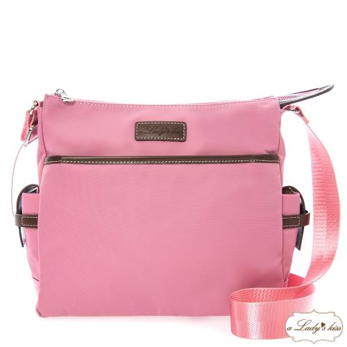 a Ladys kiss 真皮愛旅文青好收納斜背包 4色