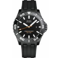 MIDO美度 海洋之星600米陶瓷潛水錶(黑/43mm) M0266083705100