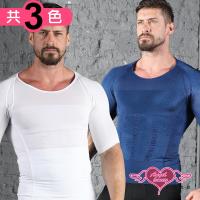 天使霓裳 型男短袖修身坦克塑身運動上衣(共三色M~2L) JX1002